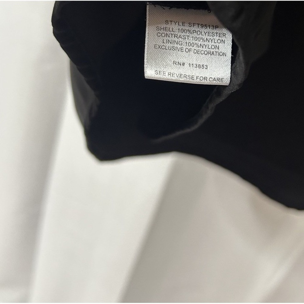 41 Hawthorn Women's Sleeveless Blouse Size 1X Top Black Sheer Neck Top Business - Picture 5 of 5